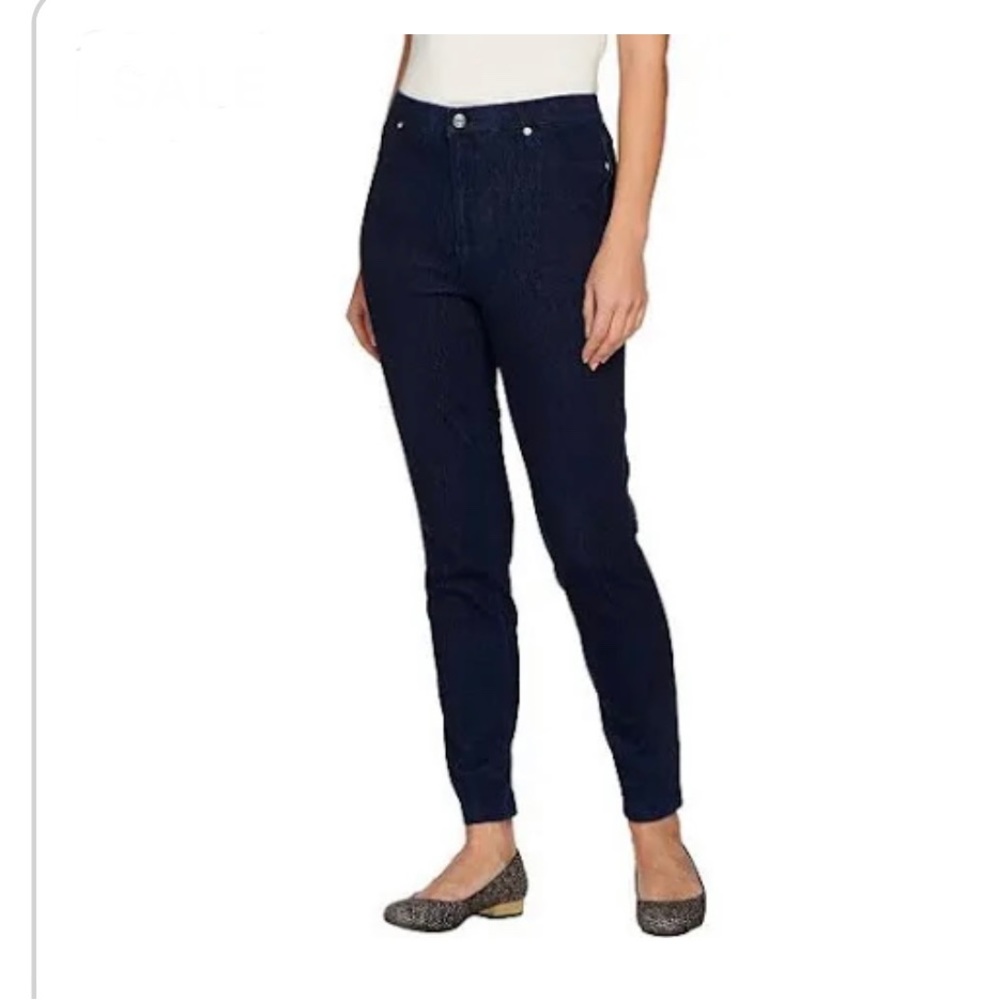 Isaac Mizrahi Live dark skinny jeans sz 8P